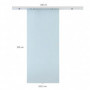 Glas Skjutdörr Matt 1025 x 2050 mm med Installations kit