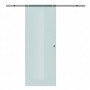 Glas Skjutdörr Matt 775 x 2050 mm med Installations kit