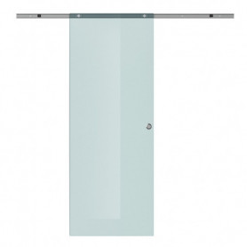 Glas Skjutdörr Matt 775 x 2050 mm med Installations kit