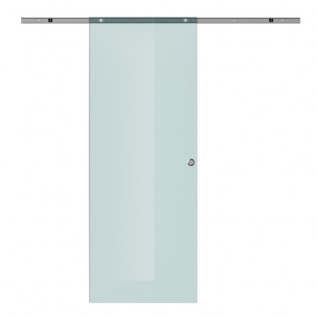 Glas Skjutdörr Matt 775 x 2050 mm med Installations kit