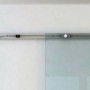 Glas Skjutdörr Matt 775 x 2050 mm med Installations kit