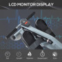 Roddmaskin med LCD Fitnessapparat Stål 130 x 47,5 x 67 cm