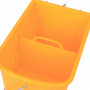 Svabbvagn med Moppress 20L Gul 63 x 27 x 67 cm