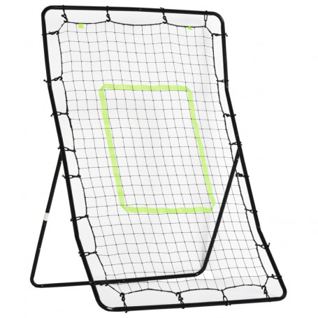 Baseball Rebounder Metallram 75 x 126 cm, Svart