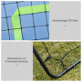 Baseball Rebounder Metallram 75 x 126 cm, Svart