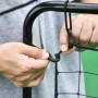 Baseball Rebounder Metallram 75 x 126 cm, Svart