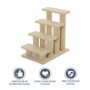 Djurtrappa 4 Steg Beige 63,5 x 43 x 60 cm