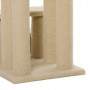 Djurtrappa 4 Steg Beige 63,5 x 43 x 60 cm