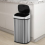 Soptunna Automatisk Sensor 58L Rostfritt Stål 40,9 x 28,9 x 68 cm