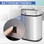 Soptunna Automatisk Sensor 58L Rostfritt Stål 40,9 x 28,9 x 68 cm