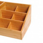 Skrivbordsställ Förvaring Box 2 Lådor 33 x 20,5 x 15,5 cm Ek