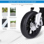Elmotorcykel med Stödhjul för Barn 3-6 år 105 x 52,3 x 62,3 cm Blå