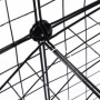Lekhage För Smådjur DIY Metall 146 x 73 x 73 cm Svart
