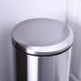 Pedalhink 30L Soptunna Rostfritt Stål - Grå Ø29,2 x 62,5 cm