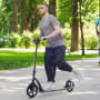 Sparkcykel Hopfällbar Höj- och Sänkbar Svart