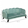 Hundsoffa / Kattsoffa Sammet Grön 98,5 x 60,5 x 35,5 cm upp till 25 kg