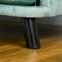 Hundsoffa / Kattsoffa Sammet Grön 98,5 x 60,5 x 35,5 cm upp till 25 kg