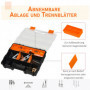 Verktygslåda Set Smådelar Sortering 28,7 x 22,5 x 5,5 cm Orange - Svart