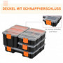 Verktygslåda Set Smådelar Sortering 28,7 x 22,5 x 5,5 cm Orange - Svart