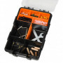 Verktygslåda Set Smådelar Sortering 28,7 x 22,5 x 5,5 cm Orange - Svart