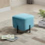 Pall Vadderat Turkos 44,5 x 44,5 x 41,5 cm