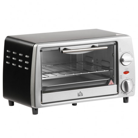 Miniugn - Brödrost 10 L 750W Bakar Pizzor upp till 22 cm Silver
