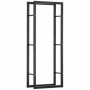 Vedställ Metall 60 x 25 x 150 cm Svart