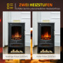 Eelektrisk Kamin med Flamma Effekt 1000W/2000W 44,5 x 32 x 74 cm