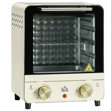 Miniugn / Pizzaugn 15 L 1000 W Krämvit