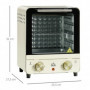 Miniugn / Pizzaugn 15 L 1000 W Krämvit
