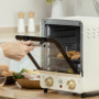 Miniugn / Pizzaugn 15 L 1000 W Krämvit