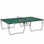 Pingisbord Standard 274 x 152,5 x 76 cm med Hjul Grön