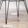 Matstol Solace Rotting 2-pack Brun Svart