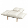 Relax Fåtölj Flexy Avtagbara Ben 75 x 68 x 78 cm Läder Beige