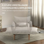 Relax Fåtölj Flexy Avtagbara Ben 75 x 68 x 78 cm Läder Beige