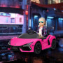 Elbil för barn Lamborghini, 3-5 år, mjuk körning, med Fjärrkontroll Rosa