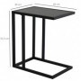 C Form Sidobord Marmoreffekt 45 x 30 x 51,5 cm