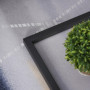 C Form Sidobord Marmoreffekt 45 x 30 x 51,5 cm