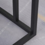 C Form Sidobord Marmoreffekt 45 x 30 x 51,5 cm