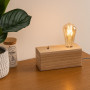 Bordslampa Trä "Tibu" H,9 cm