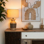 Bordslampa Natur Svart "Mena" H49 cm