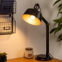 Bordslampa Båge Svart "Soul" H.56 cm