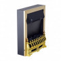Elektrisk Kamin Flameffekt 1000/2000W 48,2 x 18,5 x 59,2 cm Guld