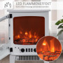Eelektrisk Kamin med Flamma Effekt 900/1800W 39 x 26 x 54,8 cm Vit