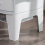 Eelektrisk Kamin med Flamma Effekt 900/1800W 39 x 26 x 54,8 cm Vit