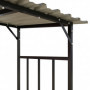 Vedställ 2-vånings Galvaniserat Metallram 186 x 75 x 185 cm Svart