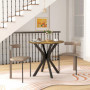 Köksbord - Matbord 2 Personer Rund 78 x 78 x 75 cm Rustik Brun Trä