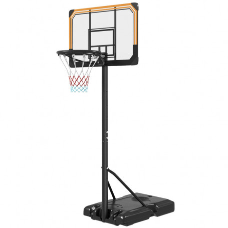 Basketkorg med Höjdjusterbart Ställning 182-213 cm Metallram