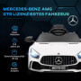 Elbil för Barn Mercedes-Benz med Fjärrkontroll Vit