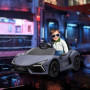 Elbil för Barn Lamborghini, 3-5 år, mjuk körning, med Fjärrkontroll Grå